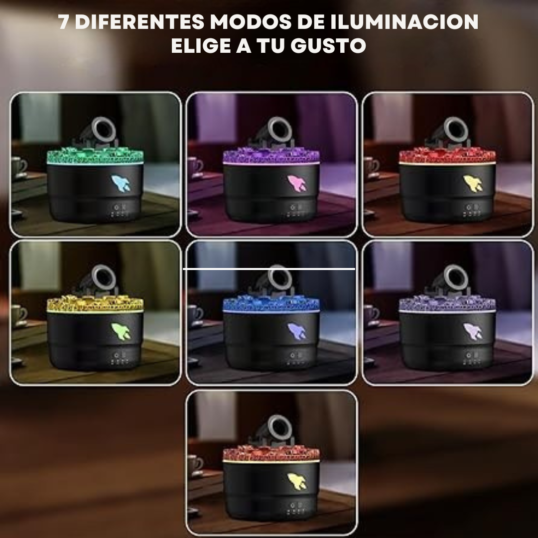 Humidificador en forma de cañón - Antiestrés